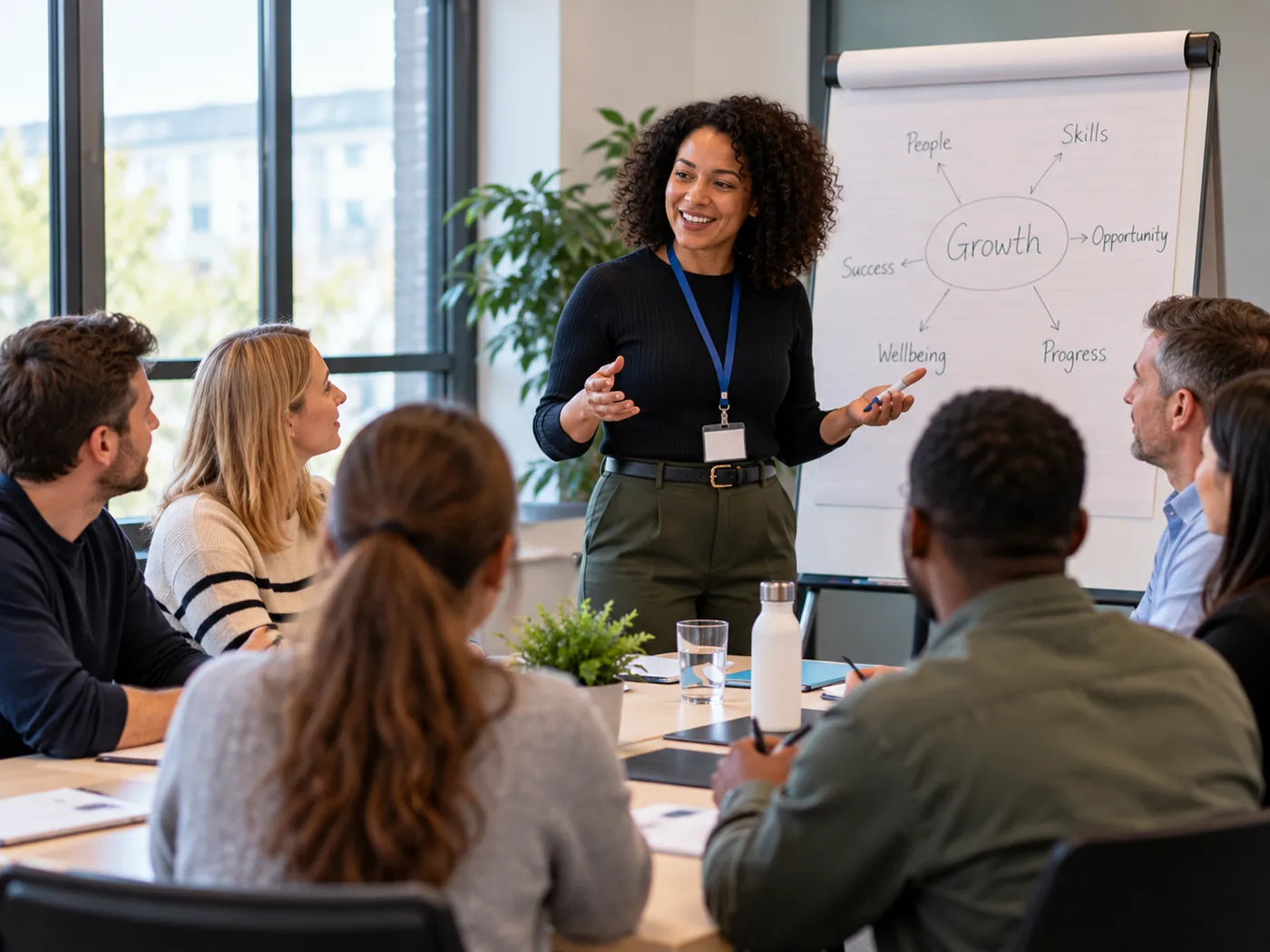 Illustrative commercial courses training context